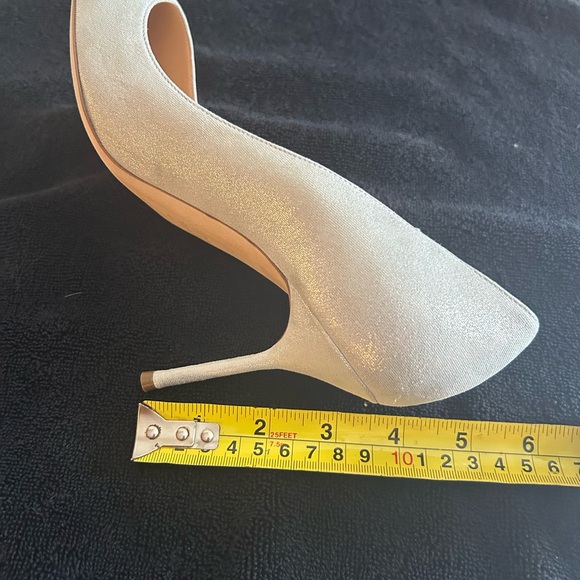 Elegant Silver Women's Heels by Sergio Rossi 9.5 - Picture 7 of 7